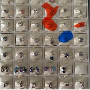 Authentic Pandora Charms, Murano & Safeties